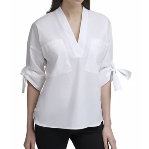 Calvin Klein Tops - NWT Calvin KleinRoll sleeves top XL